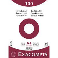 Schede bristol dots non perforate - Exacompta