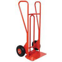 Carrello in acciaio - Ruote antiforatura - Portata 250 kg