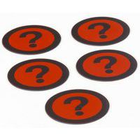 Magnete rosso - Punto interrogativo - Kit da 5 - Smit Visual