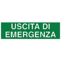 Cartello di emergenza - Uscita di emergenza