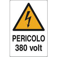 Cartello di pericolo - Pericolo 380 volt