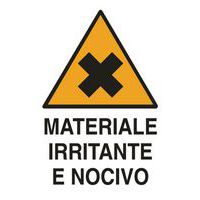 Cartello di pericolo - Materiale irritante e nocivo