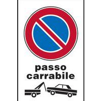 Cartello stradale - Passo carrabile rimozione forzata