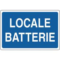 Cartello di indicazione - Locale batterie