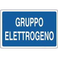 Cartello di indicazione - Gruppo elettrogeno