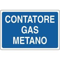 Cartello di indicazione - Contatore gas metano