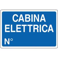 Cartello di indicazione - Cabina elettrica n°