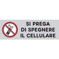 Targhetta per interni - Si prega di spegnere il cellulare