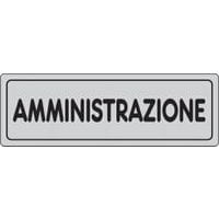 Targhetta per interni - Amministrazione