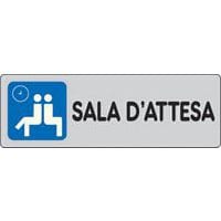 Targhetta per interni - Sala d'attesa