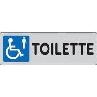 Targhetta per interni - Toilette disabili uomini