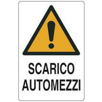 Cartello di pericolo - Scarico automezzi