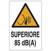 Cartello di pericolo - Superiore 85 dB(A)