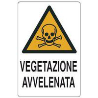 Cartello di pericolo - Vegetazione avvelenata