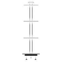 Colonna girevole per armadietti Raaco - Altezza 176 cm