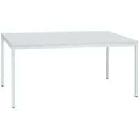 Tavolo Basic-Line, Lunghezza: 160 cm, Profondità: 80 cm, Materiale piano: Melaminato, Base