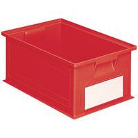 Contenitore impilabile - Rosso - Lunghezza da 200 a 630 mm - Da 3,6 a 85 L