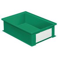 Contenitore impilabile - Verde - Lunghezza da 200 a 630 mm - Da 3,6 a 85 L