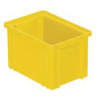 Contenitore impilabile - Giallo - Lunghezza da 200 a 630 mm - Da 3,6 a 85 L