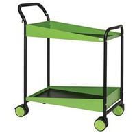 Carrello con 2 pianali in metallo - Portata 150 kg