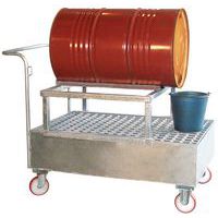 Accessorio per carrello metallico con vasca di ritenzione - Sameto Technifil