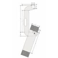 A = apertura min./max. del beccoC = altezza internaG = altezza utile anelloK = larghezza utile anello