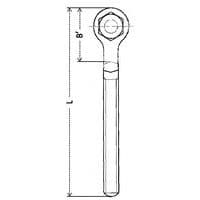 L = Lunghezza totaleB = Altezza interna