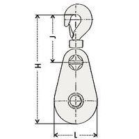 H = AltezzaL = Larghezza