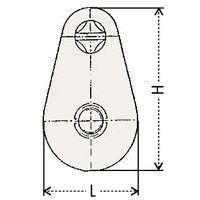 H = altezzaL = larghezza