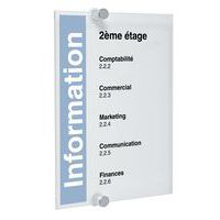 Targa per porta Crystal Sign - A4 - Durable