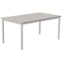 Scrivania dritta Combi-Classic - Grigio - Base fissa