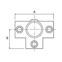 Dimensioni del tubo	A 	BØ 27 mm 	88 	44Ø 42 mm 	120 	60Ø 48 mm 	136 	68