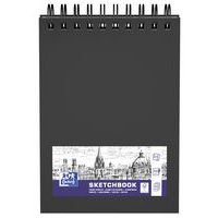 Sketchbook Oxford Art integrale 100p 100g nero - Oxford