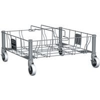 Carrello doppio in acciaio inox Slim Jim, Rubbermaid