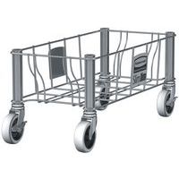 Carrello singolo in acciaio inox Slim Jim, Rubbermaid