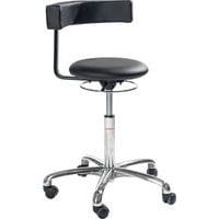 Sedia imbottita Saturn Alu610, Similpelle - Bassa - Global Professional Seating