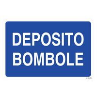 Cartello di informazione - Deposito bombole