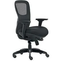 Sedia da ufficio ergonomica sincrona Athos - Nero