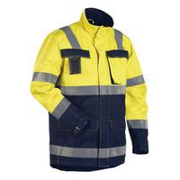 Parka multistandard giallo fluorescente/navy