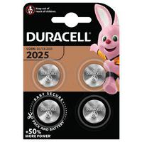 Pila a bottone al litio DL 2025 - Confezione da 4 - Duracell