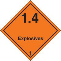 Pericolo della classe 1 - 1.4 EXPLOSIVES