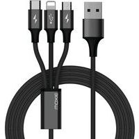 Cavo multiplo USB - Cavo Lightning, micro-USB, USB tipo C - Moxie