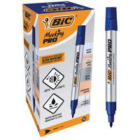 Pennarello indelebile Marking Pro - Punta ovale - Confezione da 12 - Bic