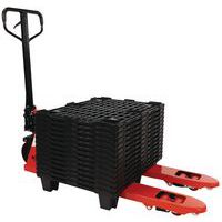 Transpallet manuale con portata di 2500 kg + 15 pallet a incastro - Manutan Expert