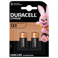 Pila al litio CR123 - Confezione da 2 - Duracell