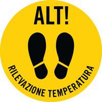 Disco antiscivolo - Alt! Rilevazione temperatura