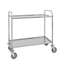 Carrello a ripiani in acciaio Inox - Portata 60 kg