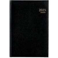 Agenda giornaliera Minister nero 22x16 cm - Anno 2025