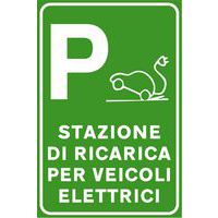 Cartello di indicazione - Staz. ricarica veicoli elettrici