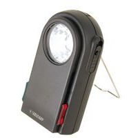 Torcia tascabile 3 led con filtri colorati e pulsante Morse - Velamp